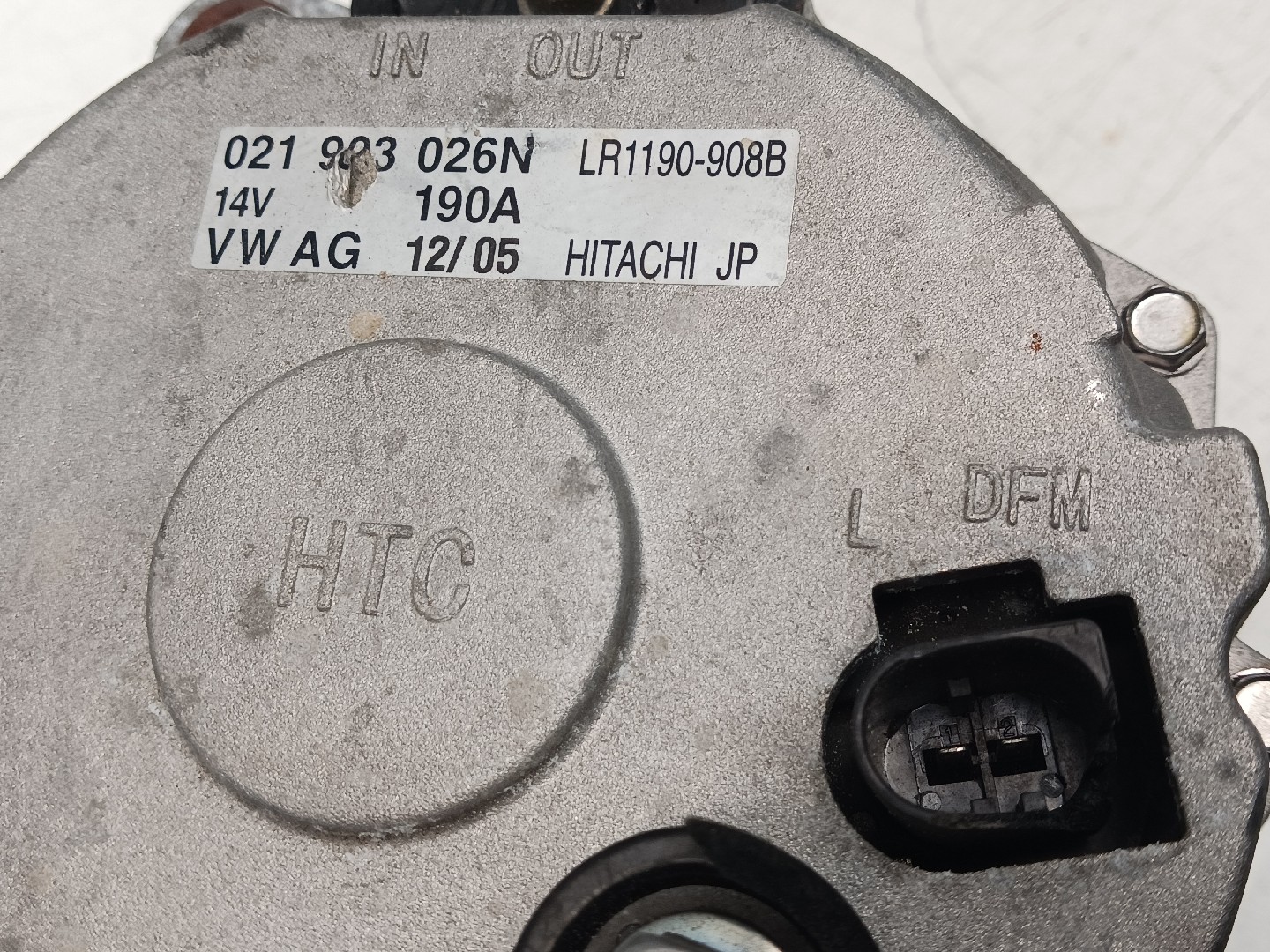 Alternador PORSCHE Cayenne (9PA) Imagem-3