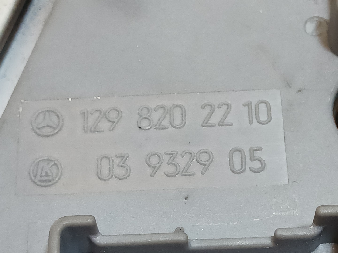 Seat control MERCEDES-BENZ SL (R129) Imagem-2