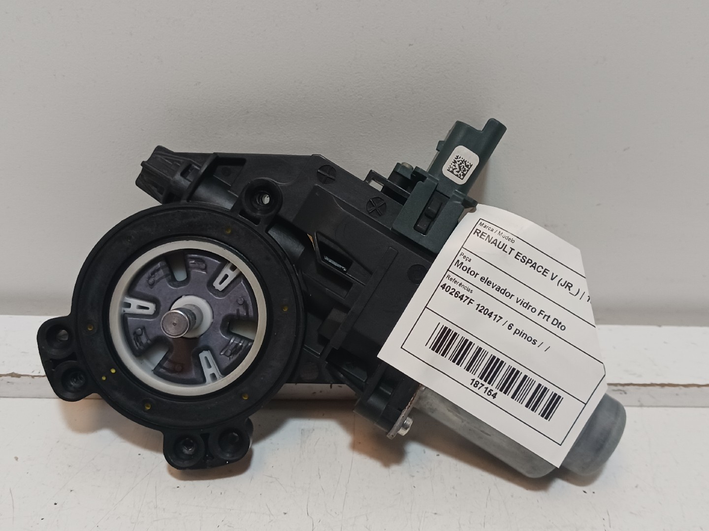 Alzacristallo Elettrico Anteriore Destro (Passeggero) Per Renault Espace IV (2002-2015) – Ricambio Compatibile Con 8200017894, 8200017904, 8200424422