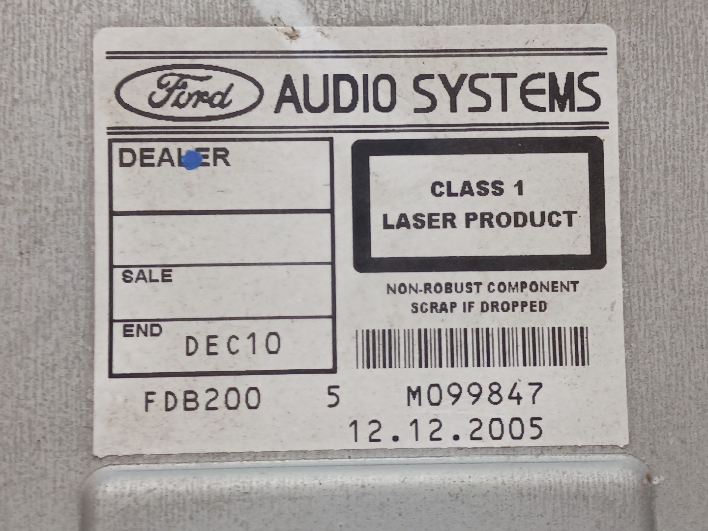 Radio / autorradio FORD Fiesta V (JH_, JD_) Imagem-3