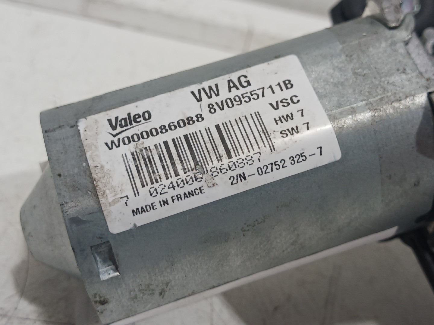 Rear Wiper Motor AUDI A3 (8V1, 8VK) Imagem-3