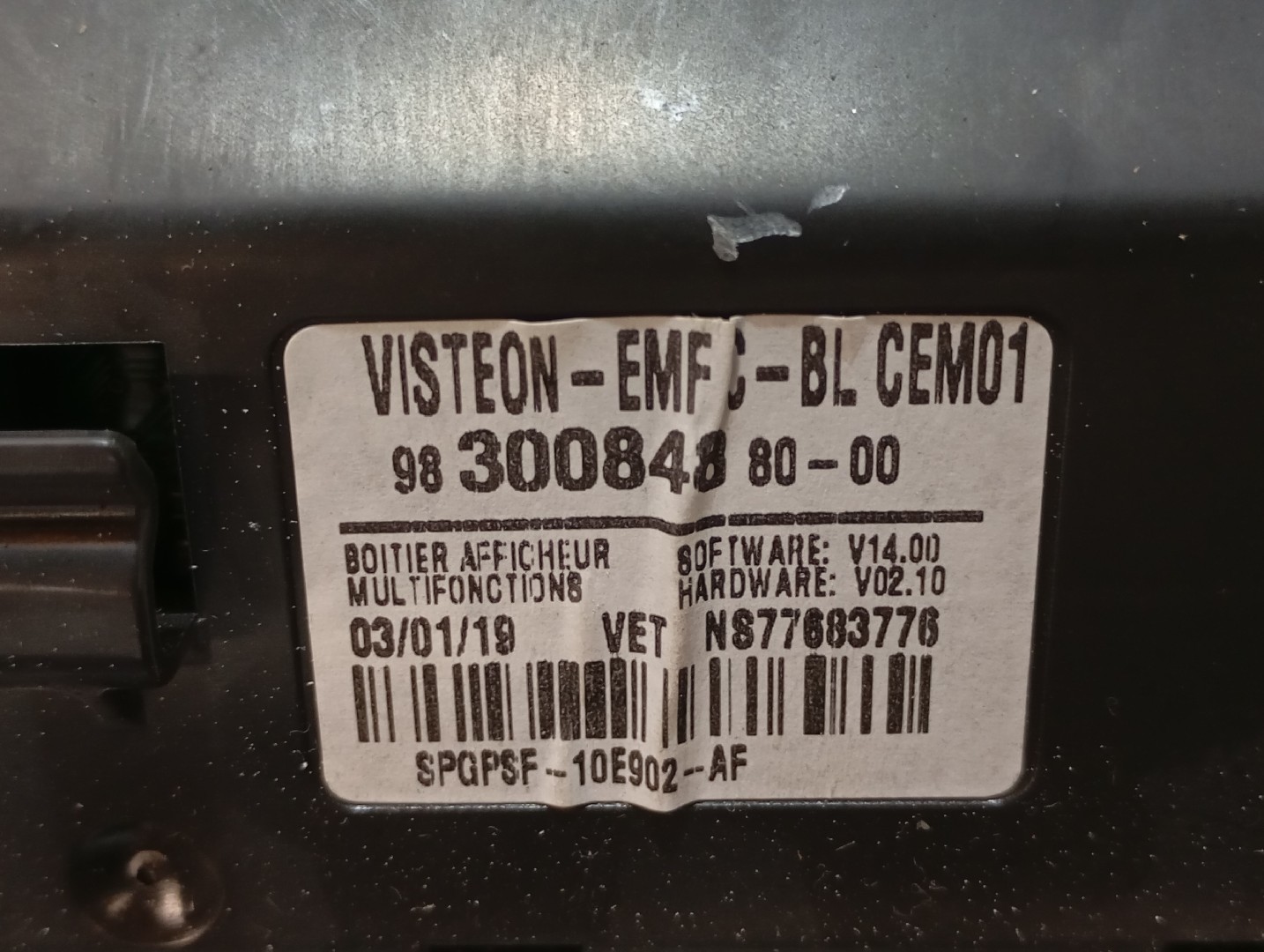 Autoradio CITROËN Berlingo Van (K9) Imagem-2