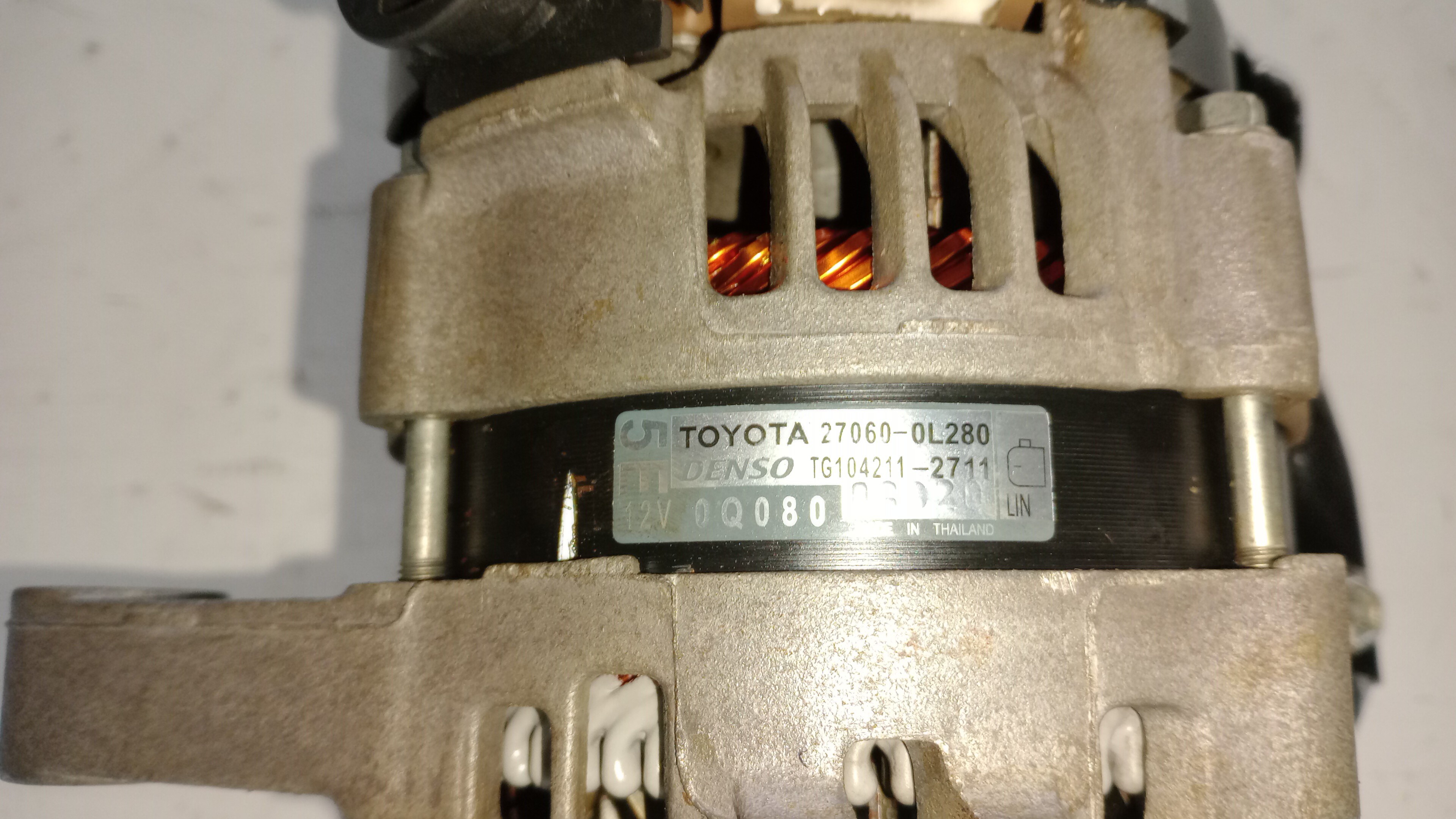 Alternador TOYOTA Hilux VIII Pick Up (_N12_, _N13_) Imagem-5