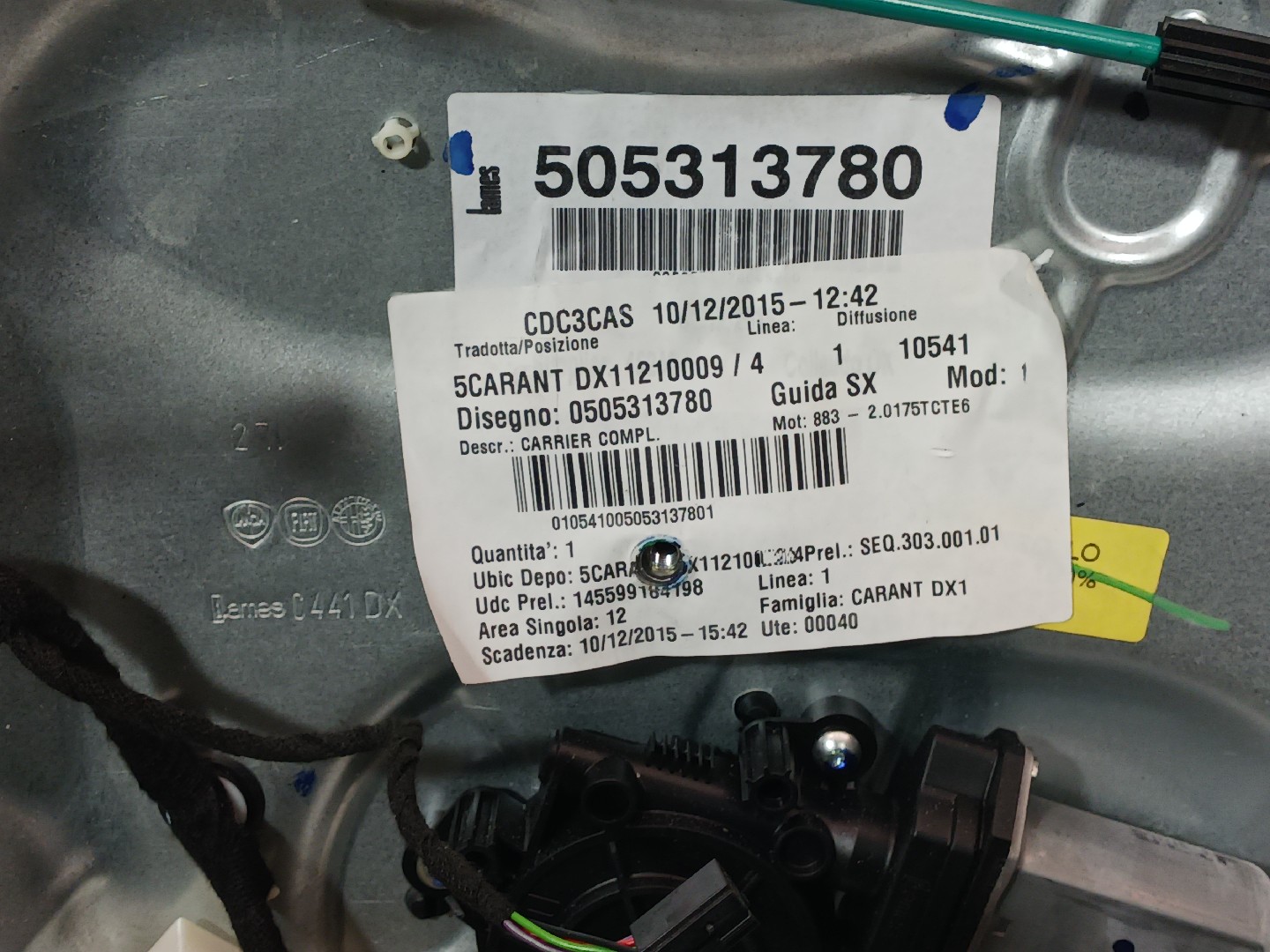 Puerta Delantero Derecho ALFA ROMEO Giulietta (940_) Imagem-7