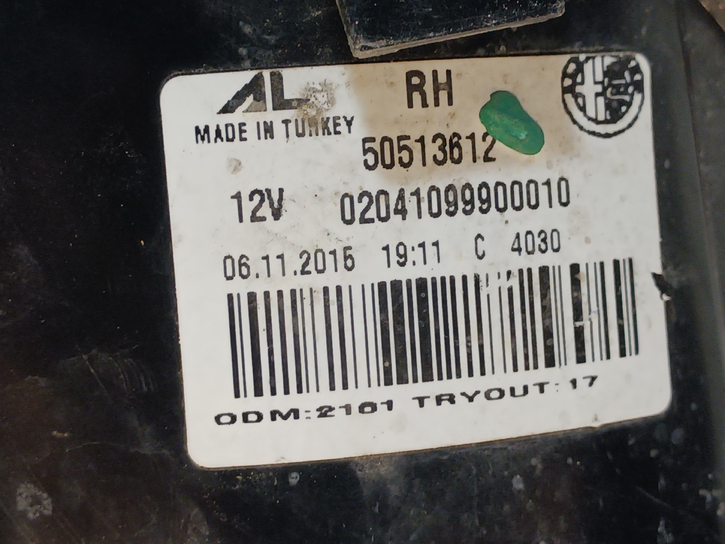 Farolim direito ALFA ROMEO Giulietta (940_) Imagem-4