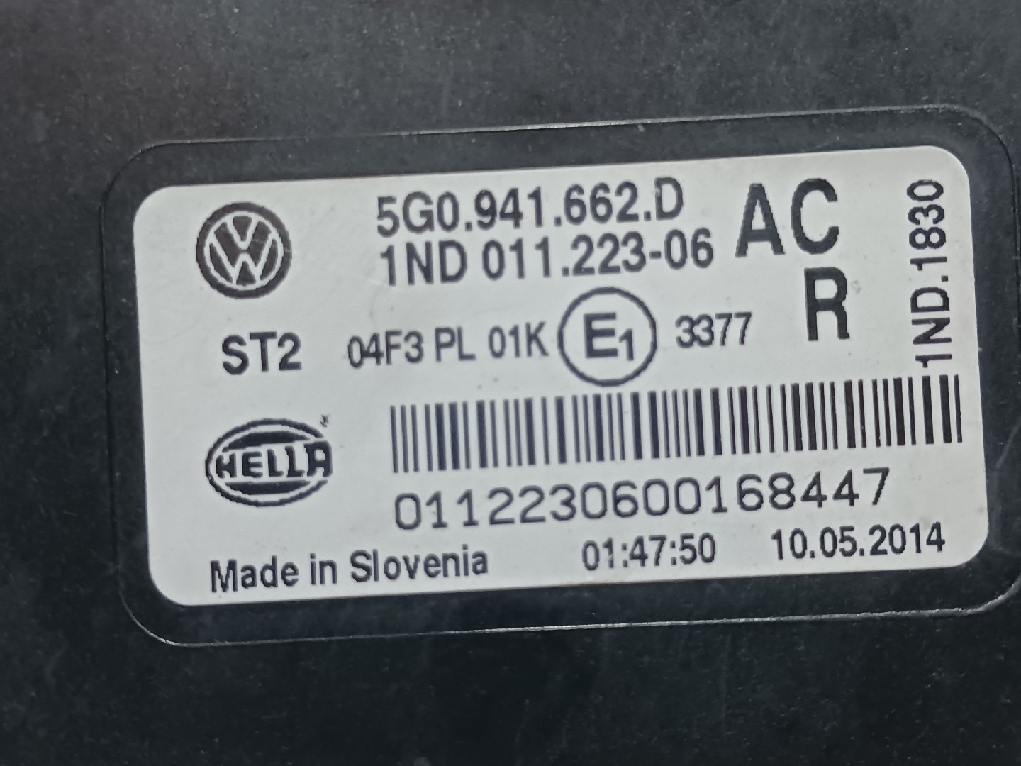 Farol nevoeiro frente direito VOLKSWAGEN Golf VII (5G1, BQ1, BE1, BE2) Imagem-4