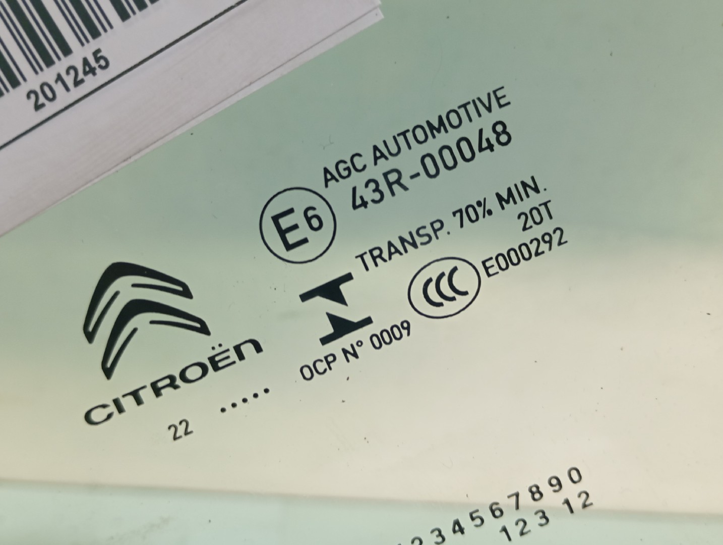 Vitre porte avant Droite CITROËN C3 III (SX) Imagem-1