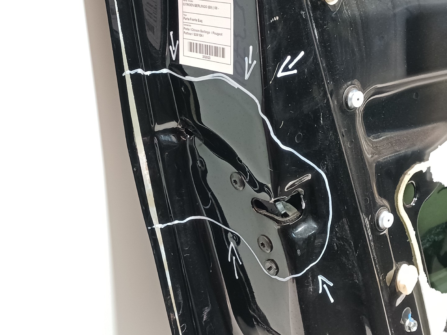 Porte avant gauche CITROËN Berlingo (B9) Imagem-4