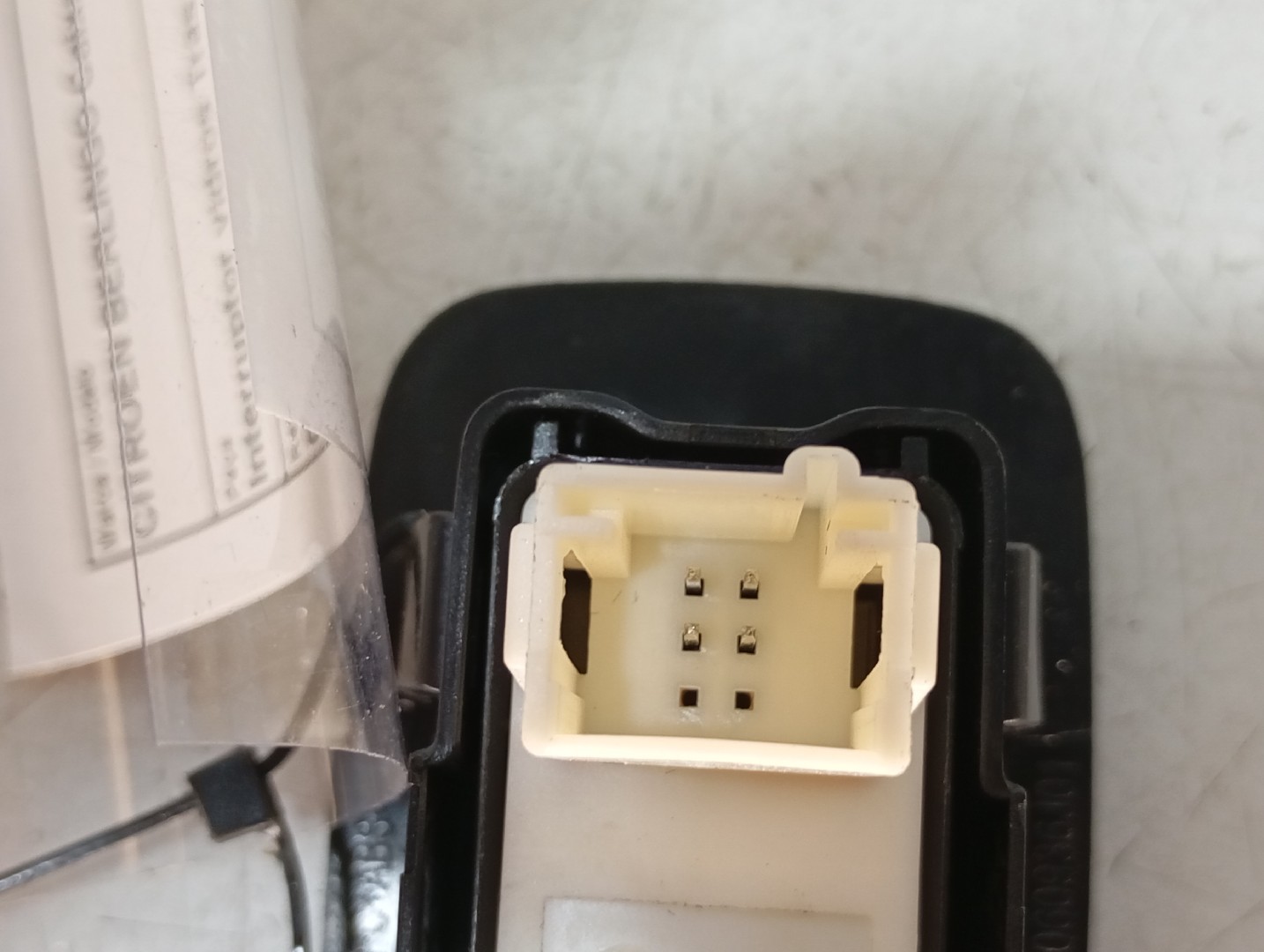 Commande / interrupteur lève-vitre Arrière gauche CITROËN Berlingo Van (K9) Imagem-2