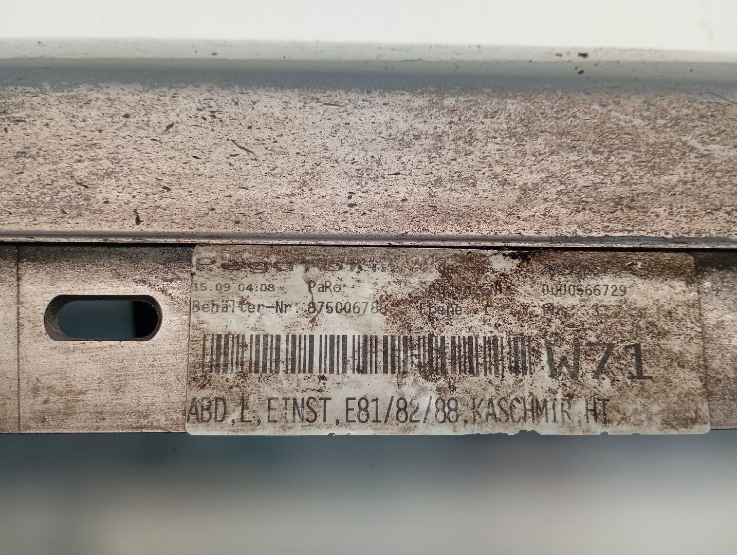 Left side sill BMW 1 (E81) Imagem-5