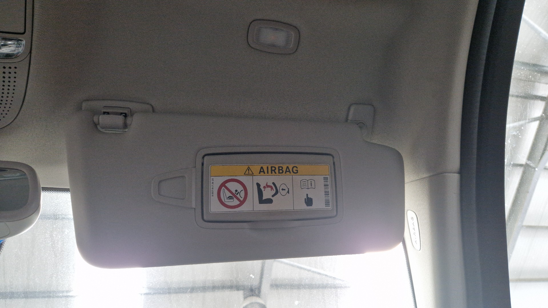 Pare-soleil  Droite MERCEDES-BENZ Classe C (W205) Imagem-1