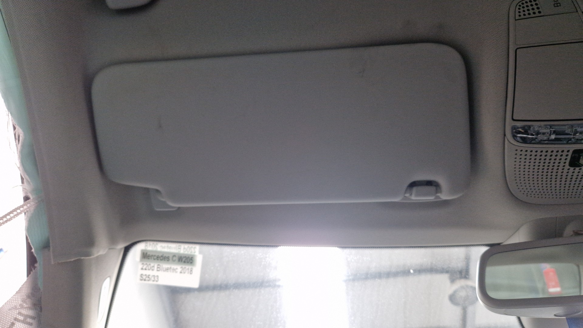 Pare-soleil gauche MERCEDES-BENZ Classe C (W205)