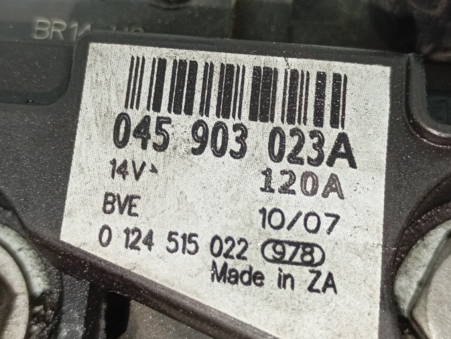 Alternador VOLKSWAGEN Polo (9N) Imagem-5