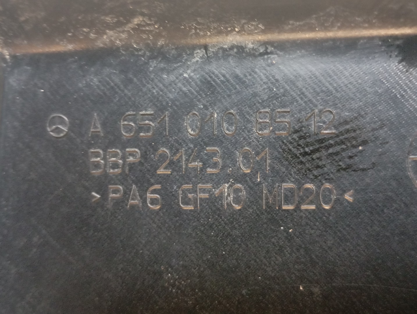 Cache-moteur MERCEDES-BENZ Classe C (W205) Imagem-4