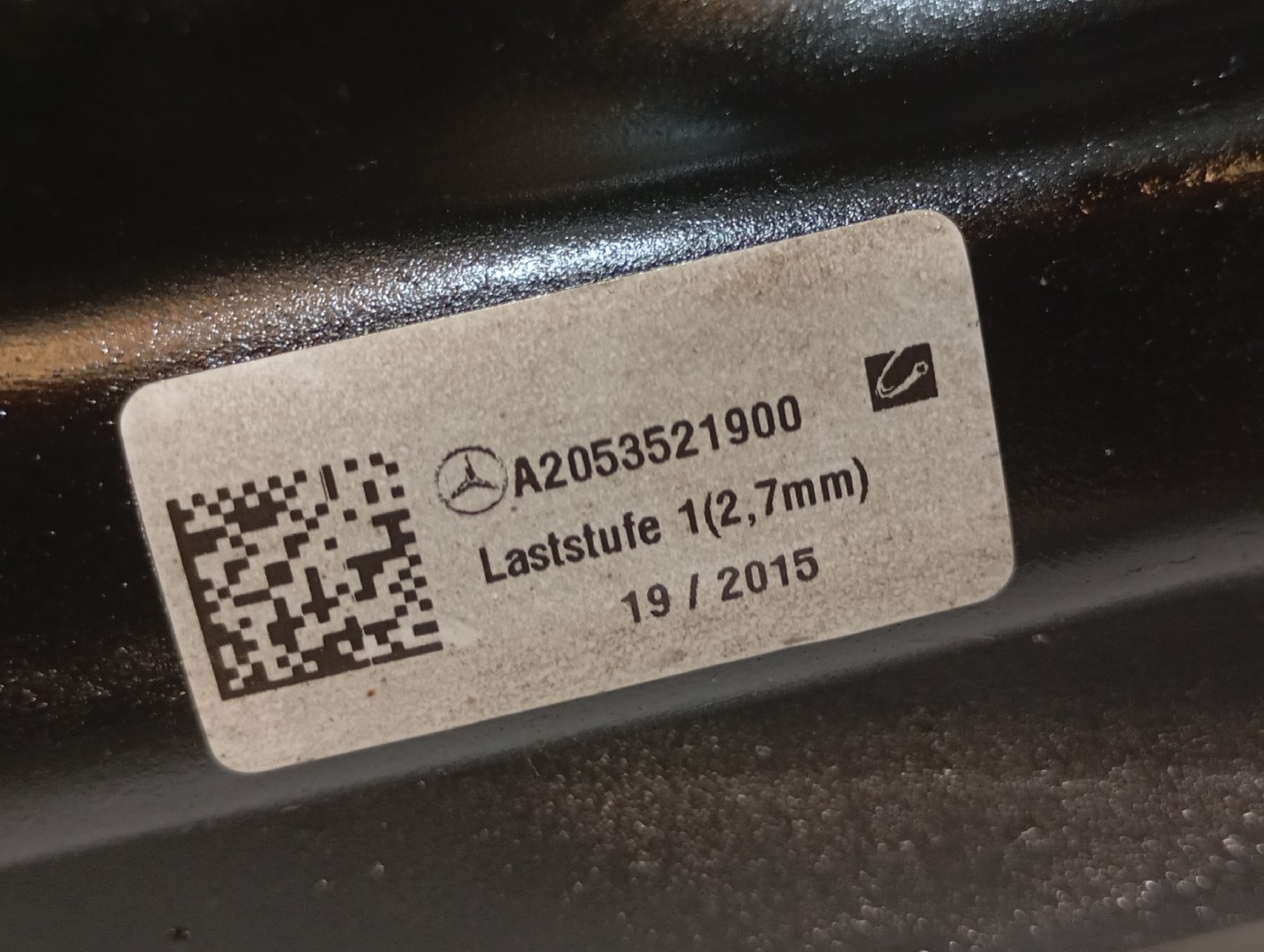 Bras de suspension arrière gauche MERCEDES-BENZ Classe C (W205) Imagem-2