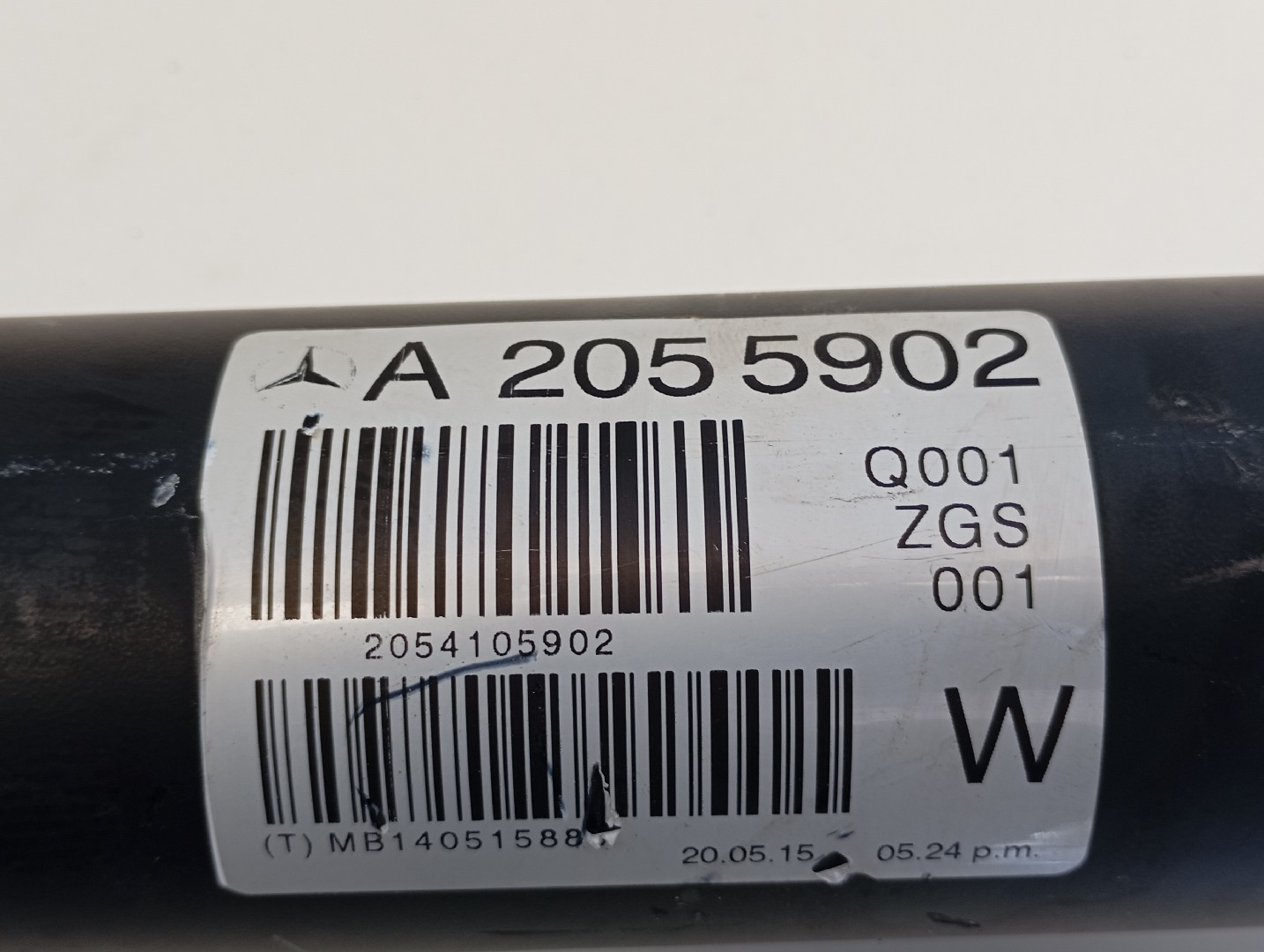 Transmission centrale MERCEDES-BENZ Classe C (W205) Imagem-3