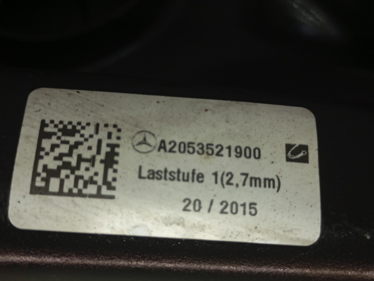 Bras de suspension arrière Droite MERCEDES-BENZ Classe C (W205) Imagem-2