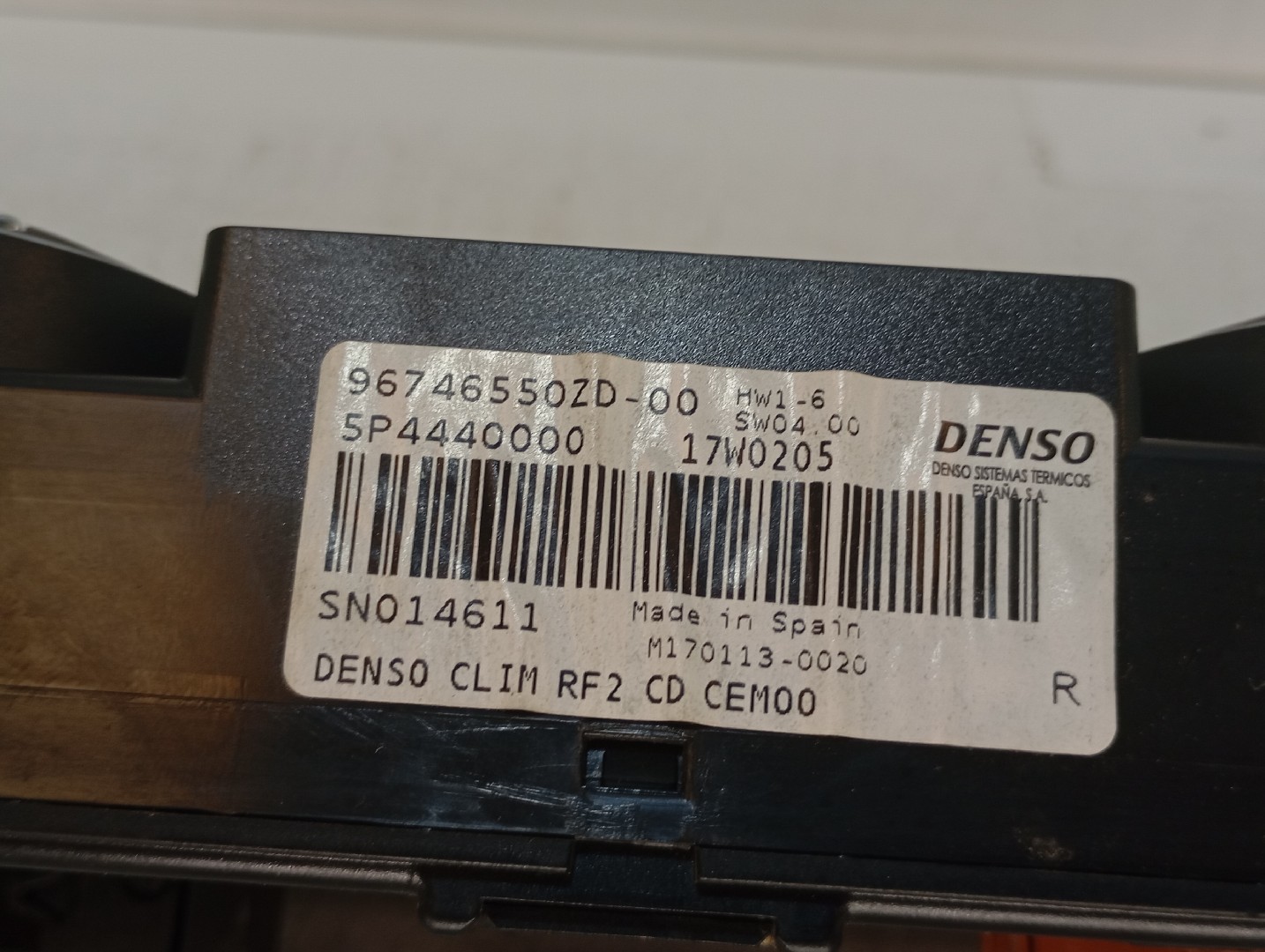 Commande chauffage CITROËN C-Elysee Imagem-2