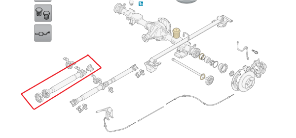 Albero di trasmissione centrale RENAULT Master III (FV) Imagem-1