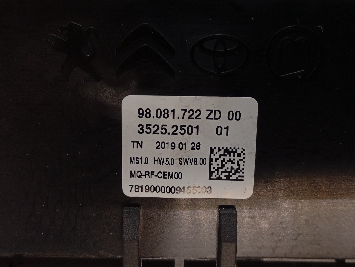 Commande chauffage CITROËN Berlingo Van (K9) Imagem-2