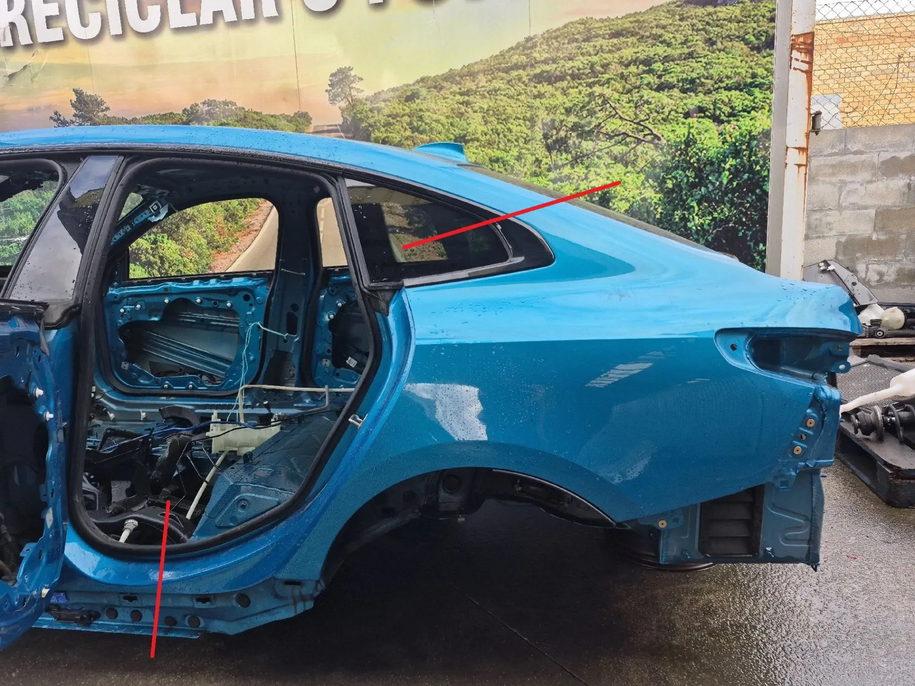 Panneau arrière gauche BMW 2 Gran Coupe (F44) Imagem-1