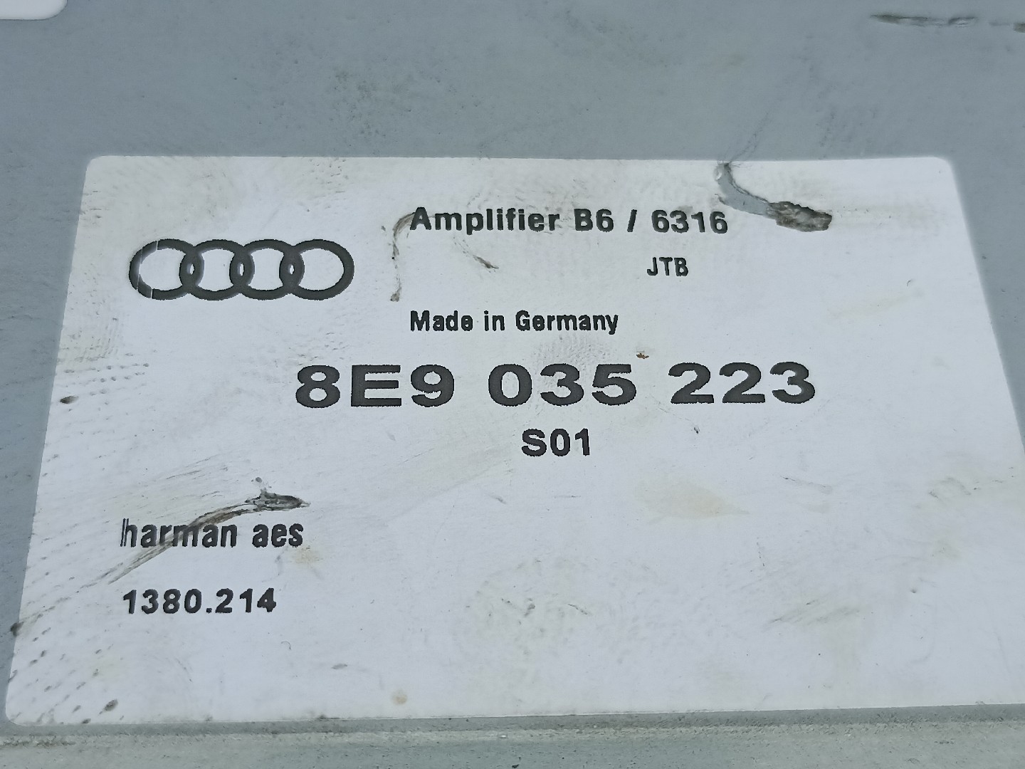 Amplificatore Altoparlanti AUDI A4 Avant (8E5, B6) Imagem-5