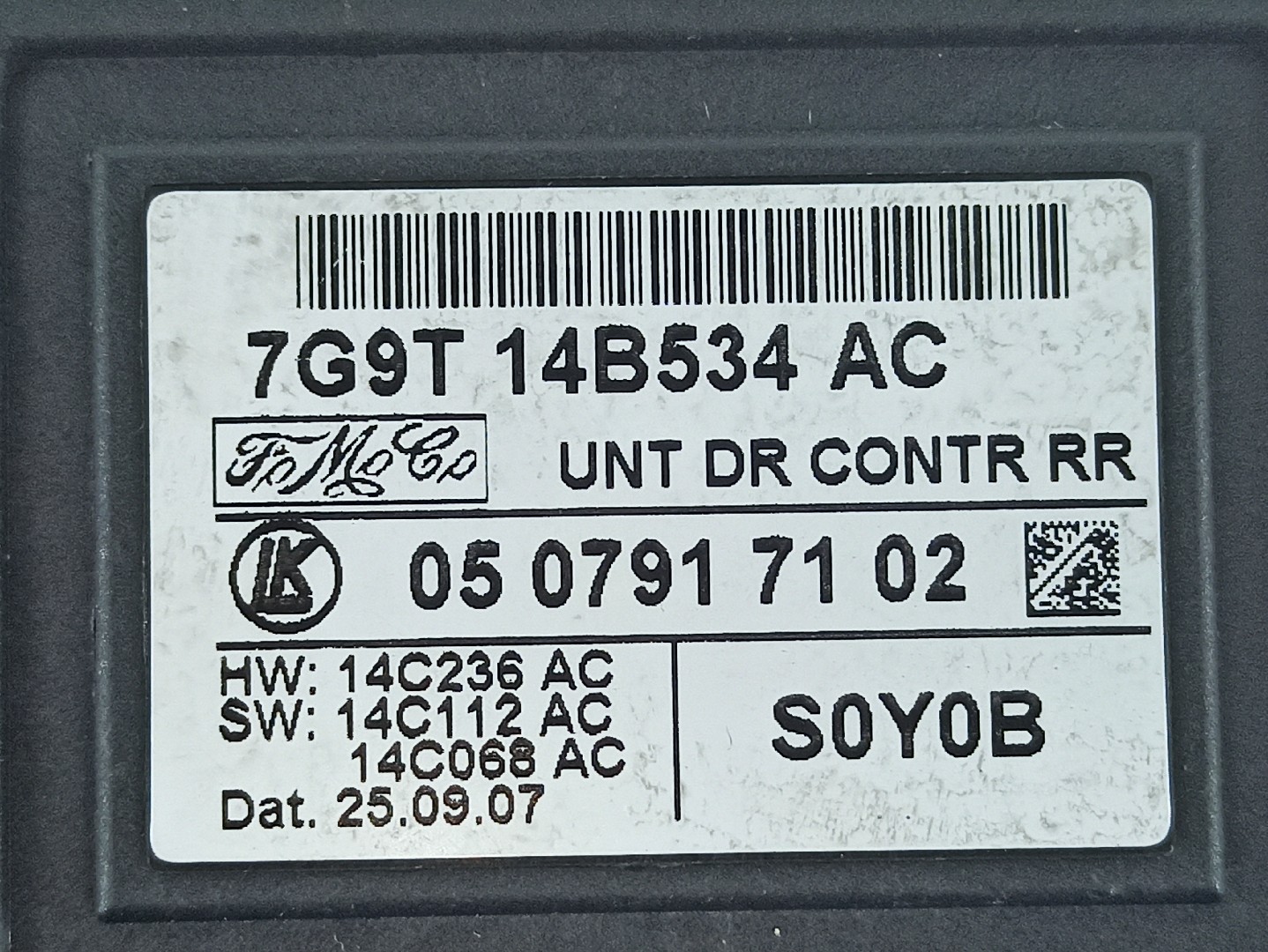 Módulo porta trás esquerdo FORD S-Max (WA6) Imagem-4