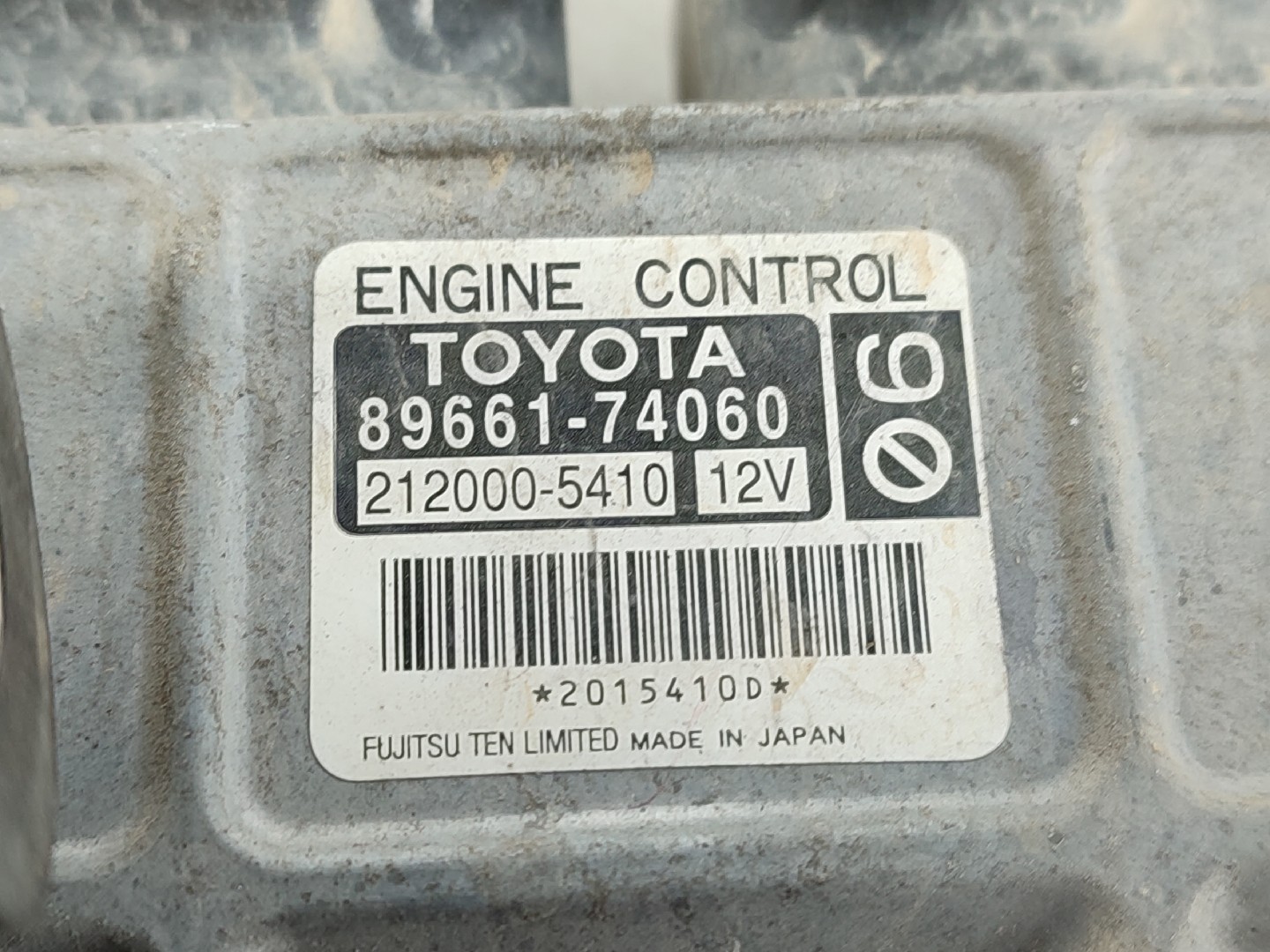 Centralina motor / ECU TOYOTA iQ (_J1_) Imagem-4