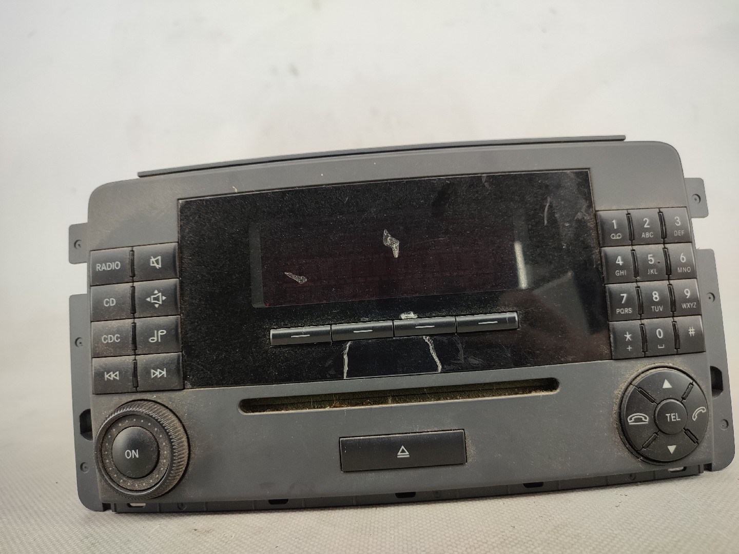 Façade Autoradio 1-DIN ACV Pour Smart ForFour 2004-2006 - Noir