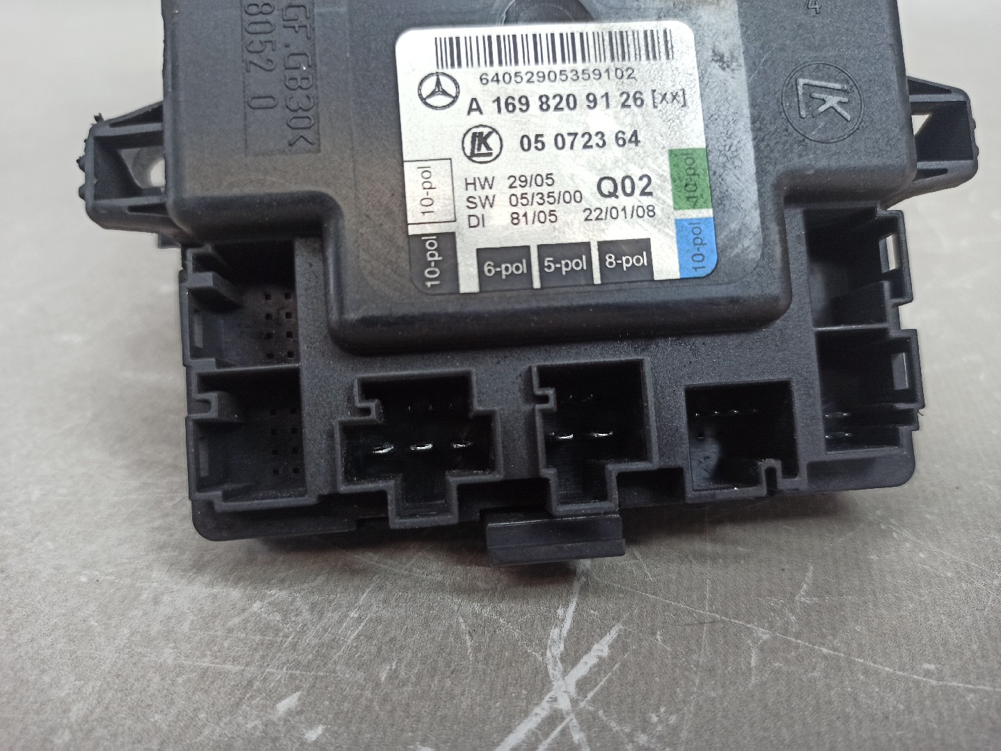 Módulo porta trás esquerdo MERCEDES-BENZ Classe A (W169) Imagem-2