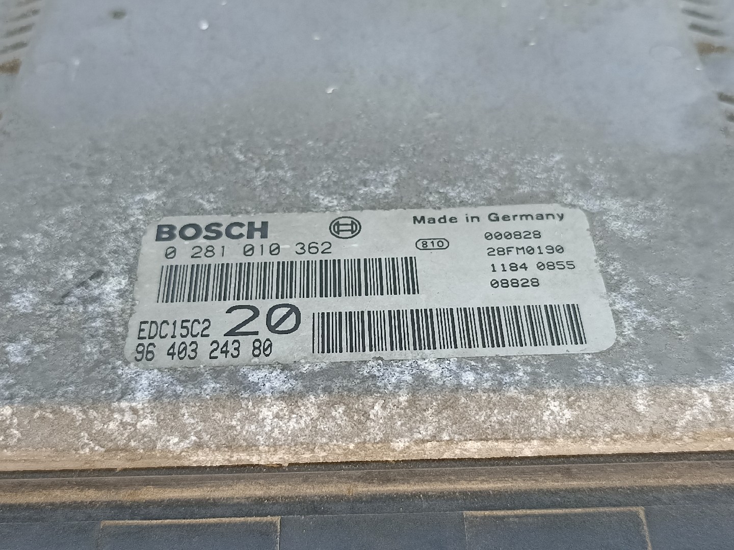 Engine control unit / ECU PEUGEOT 306 Break (7E, N3, N5) Imagem-5