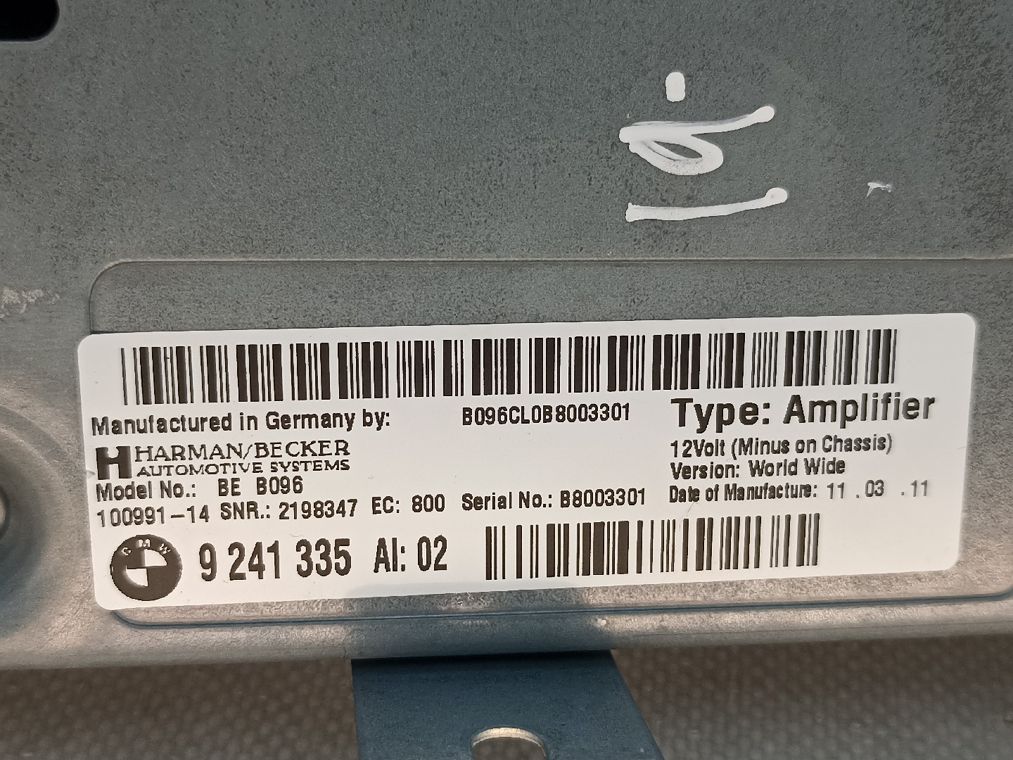 Amplificador de colunas BMW 5 Touring (F11) Imagem-4