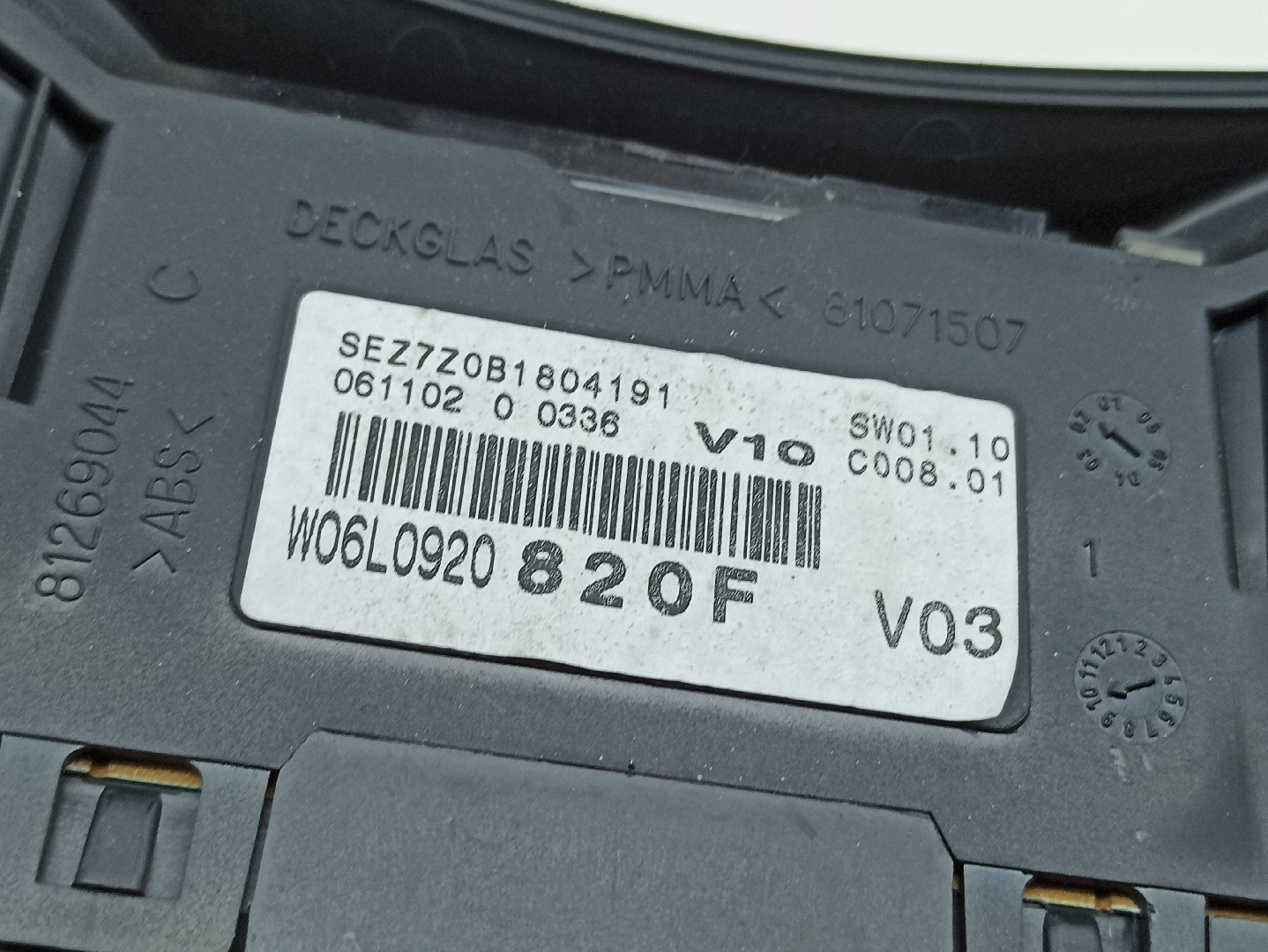Quadrante / Cuadro de instrumentos SEAT Ibiza III (6L1) Imagem-6