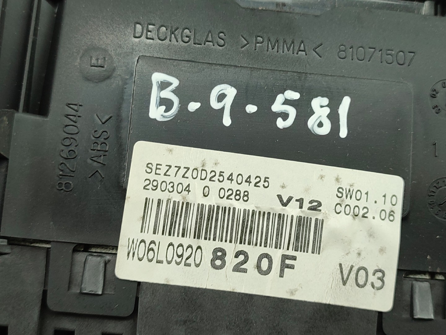Quadrante / Cuadro de instrumentos SEAT Cordoba (6L2) Imagem-5