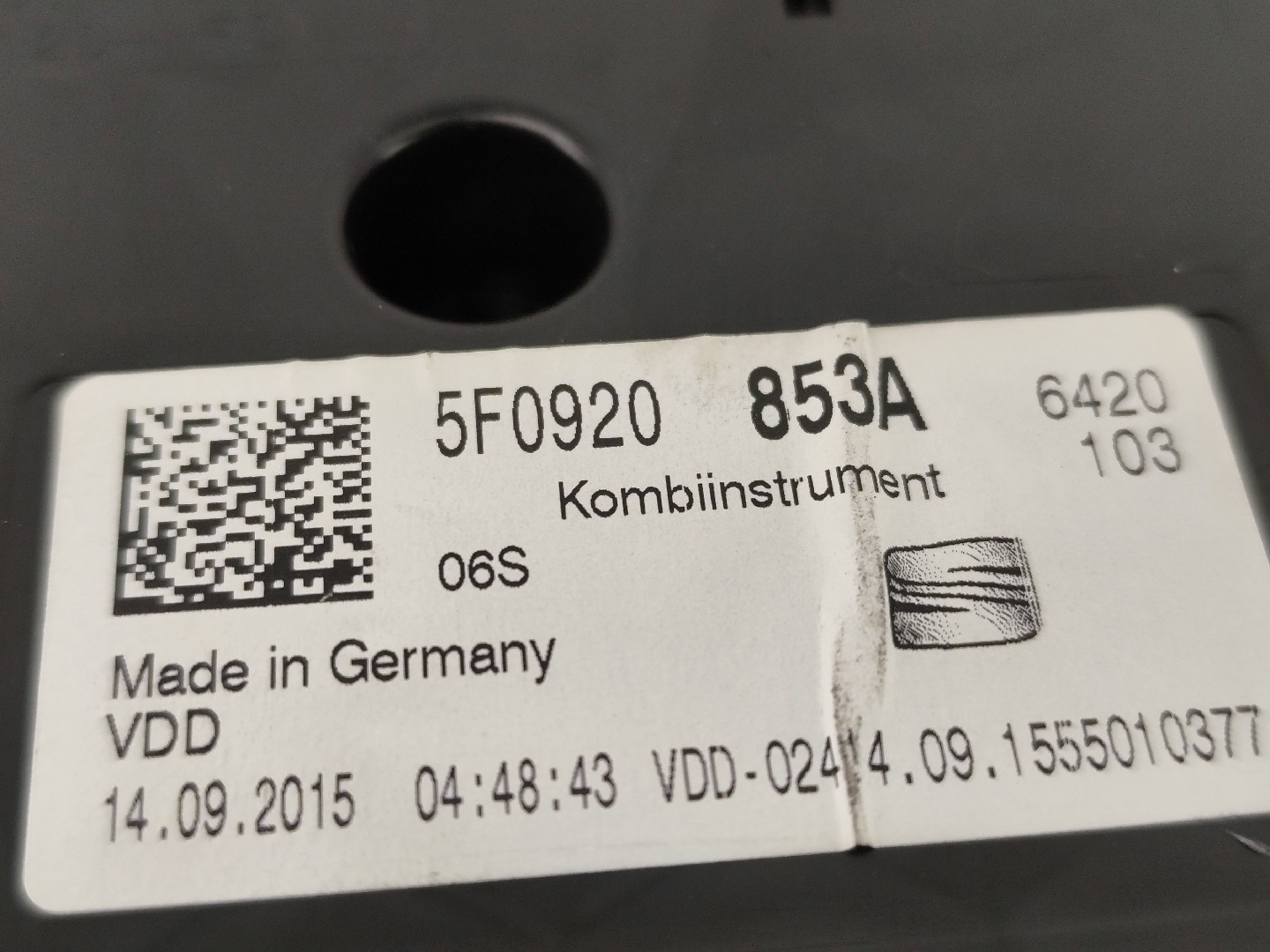 Quadrante / Cuadro de instrumentos SEAT Leon (5F1) Imagem-4