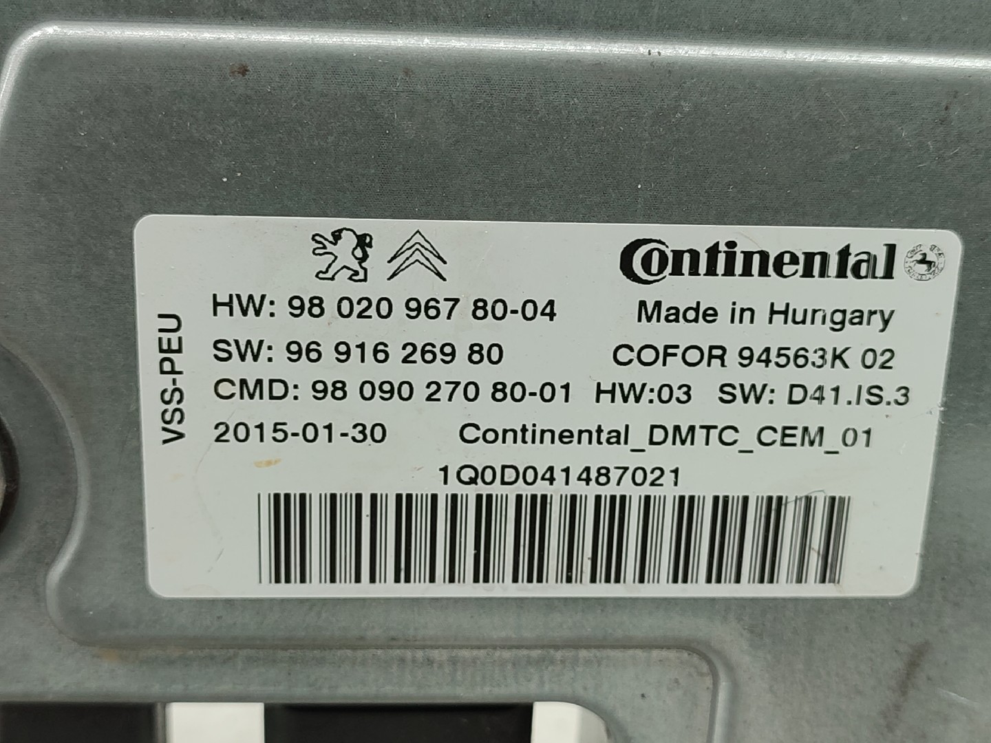 Módulo genérico PEUGEOT 308 SW II Imagem-4