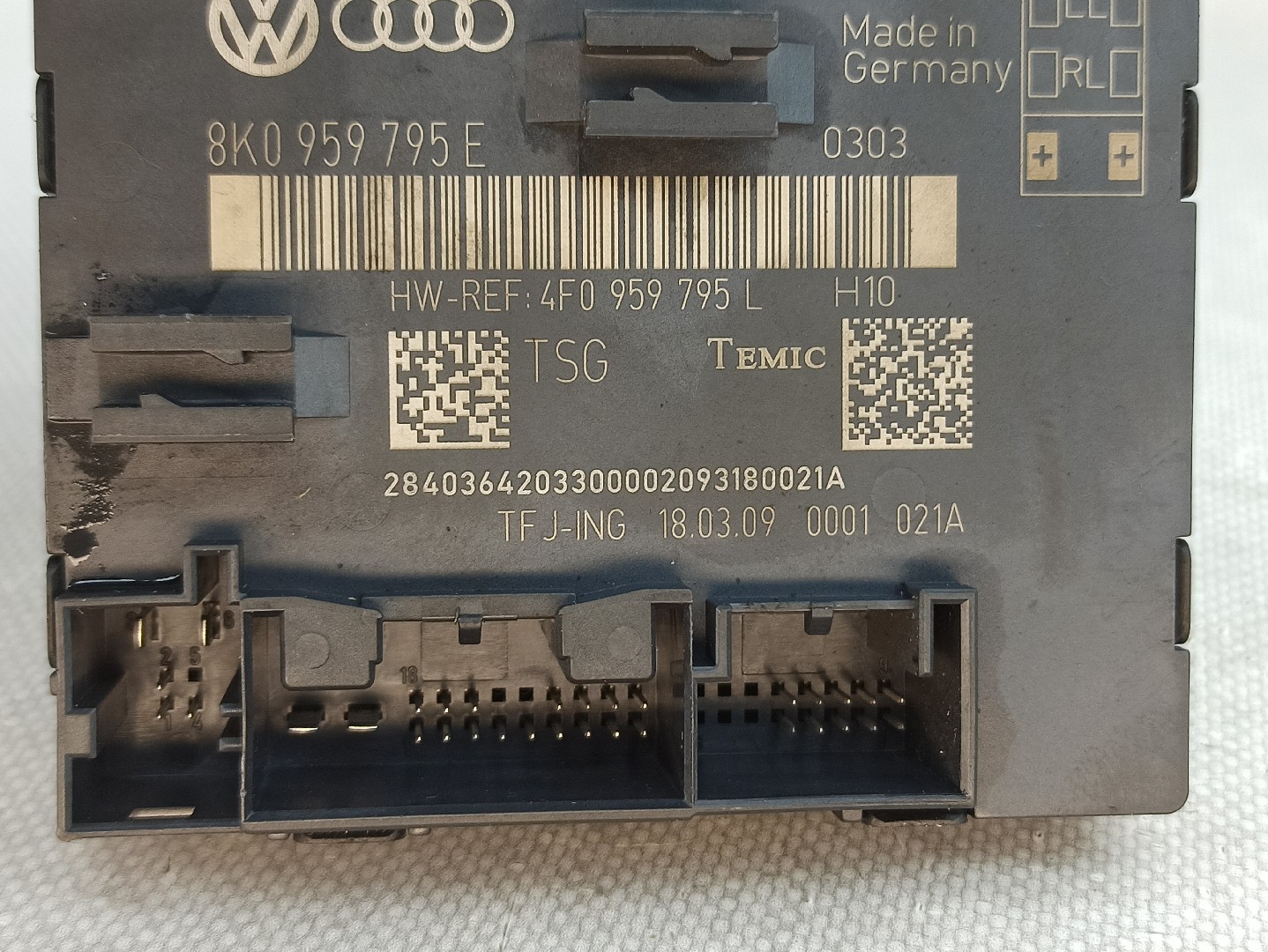 Módulo porta trás esquerdo AUDI A5 Cabriolet (8F7) Imagem-4