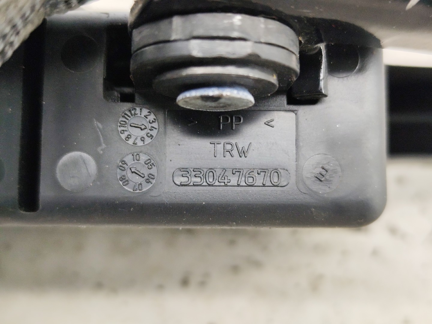 Fibbia cintura posteriore sinistra RENAULT Clio III Grandtour (KR0/1_) Imagem-3