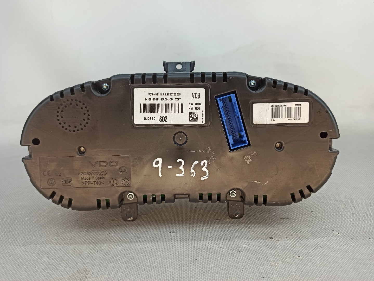 Quadrante / Cuadro de instrumentos SEAT Ibiza IV (6J5, 6P1) Imagem-1