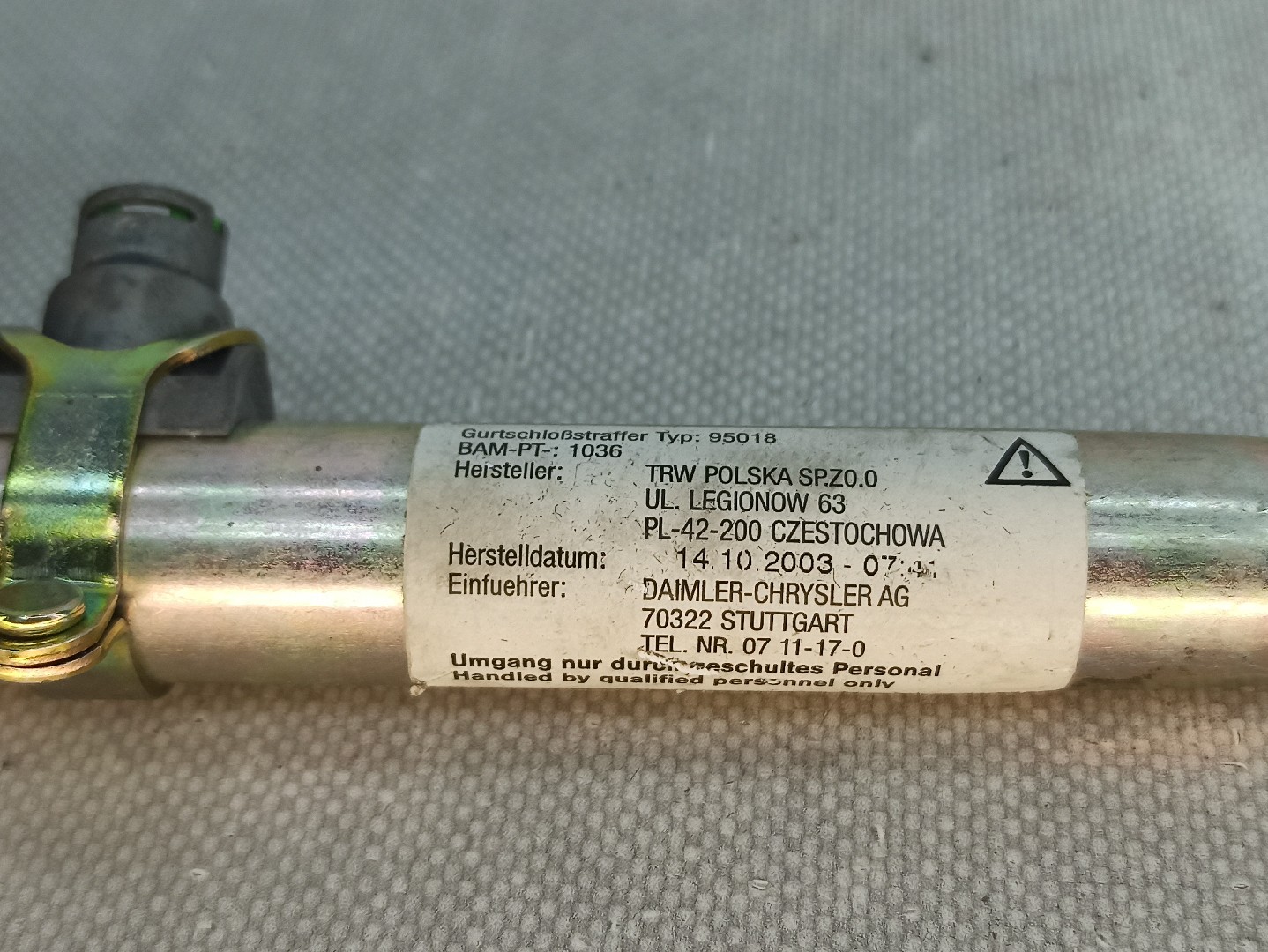 Fibbia cintura posteriore sinistra MERCEDES-BENZ Classe C Carrinha (S203) Imagem-4