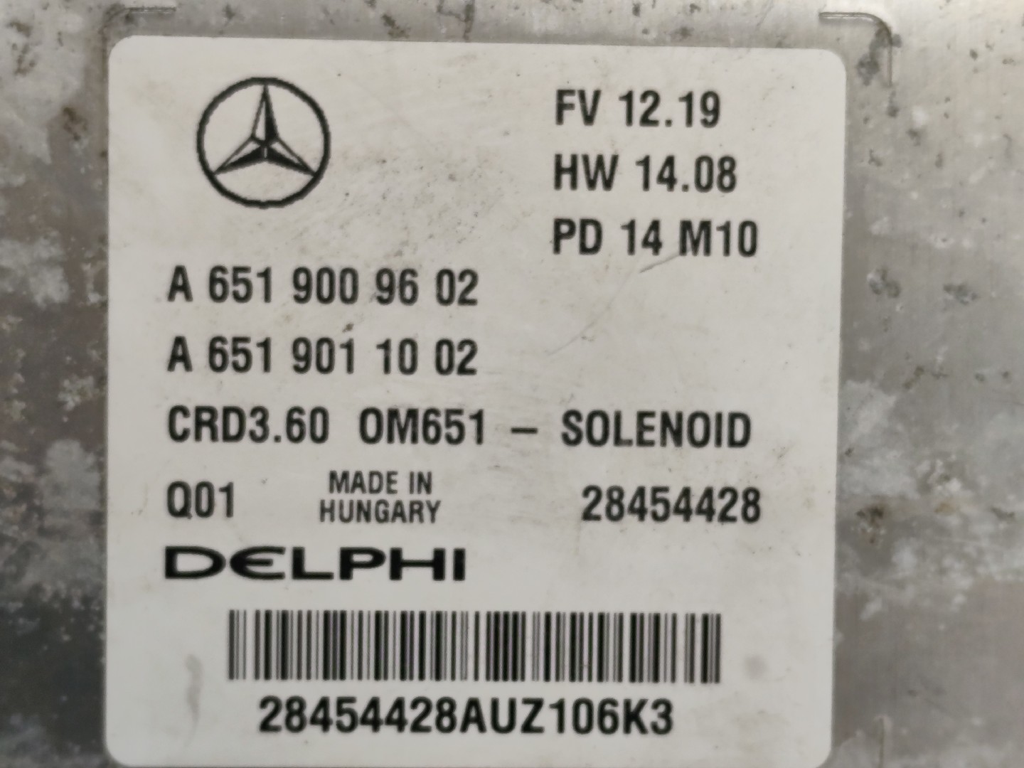 Engine control unit / ECU MERCEDES-BENZ CLA Coupé (C117) Imagem-4