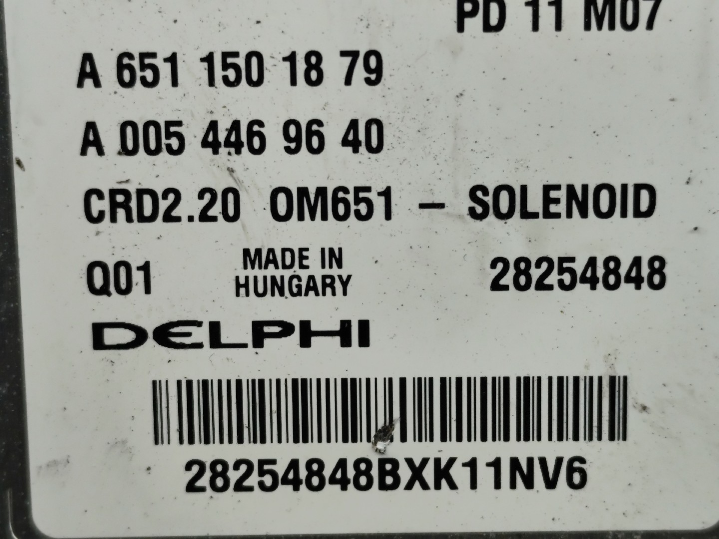 Engine control unit / ECU MERCEDES-BENZ Vito / Vito Combi (W639) Imagem-4