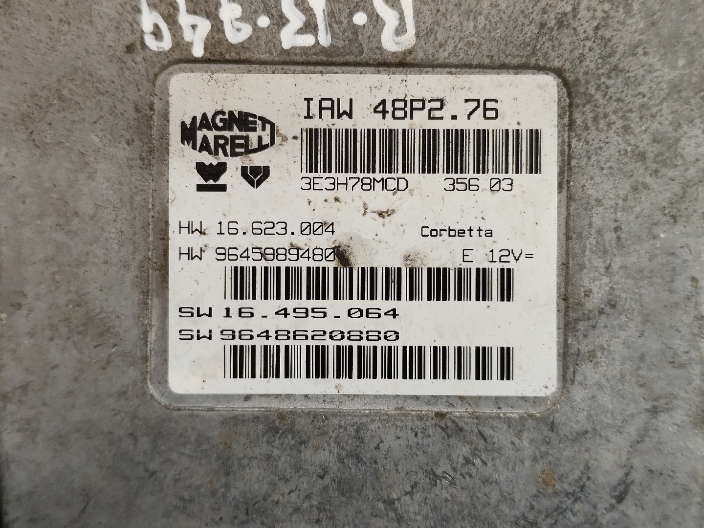 Engine control unit / ECU PEUGEOT 206 (2A/C) Imagem-5