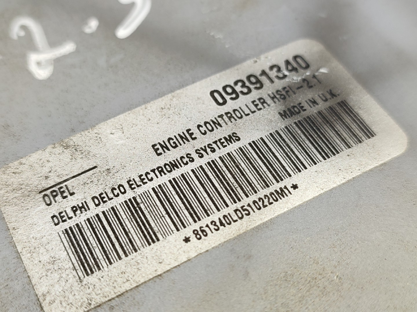 Engine control unit / ECU OPEL Vectra B Caravan (31_) Imagem-2