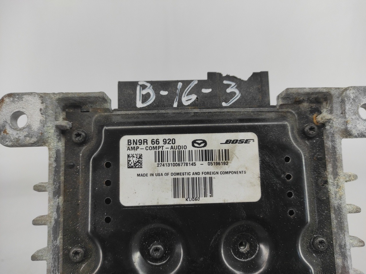 Amplificatore Altoparlanti MAZDA 3 (BK) Imagem-4