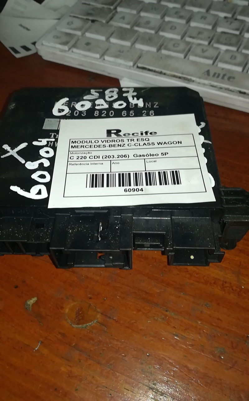 Módulo puerta Trasero Izquierdo MERCEDES-BENZ Classe C Carrinha (S203) Imagem-2