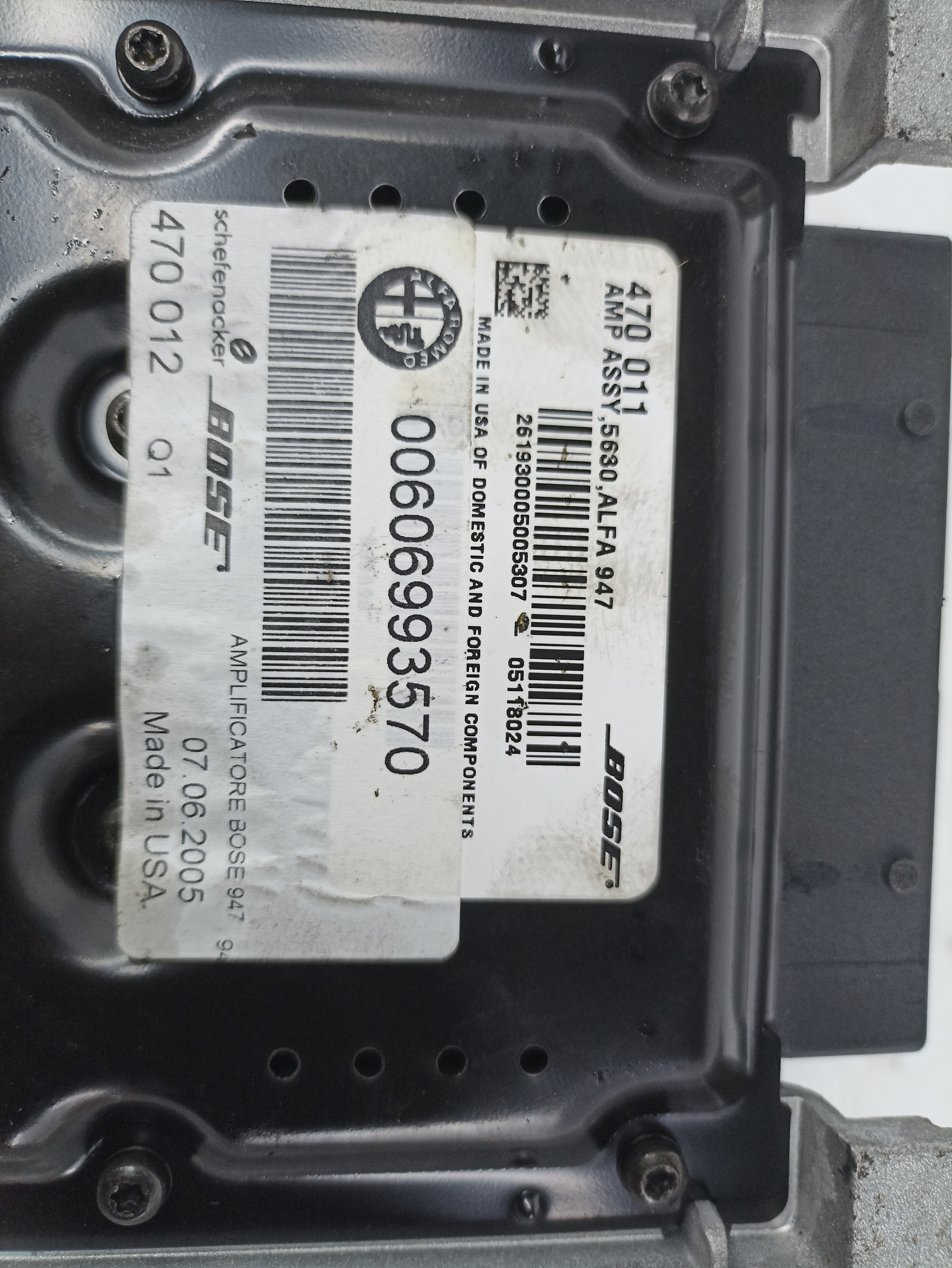 Amplificatore Altoparlanti ALFA ROMEO GT (937_) Imagem-4