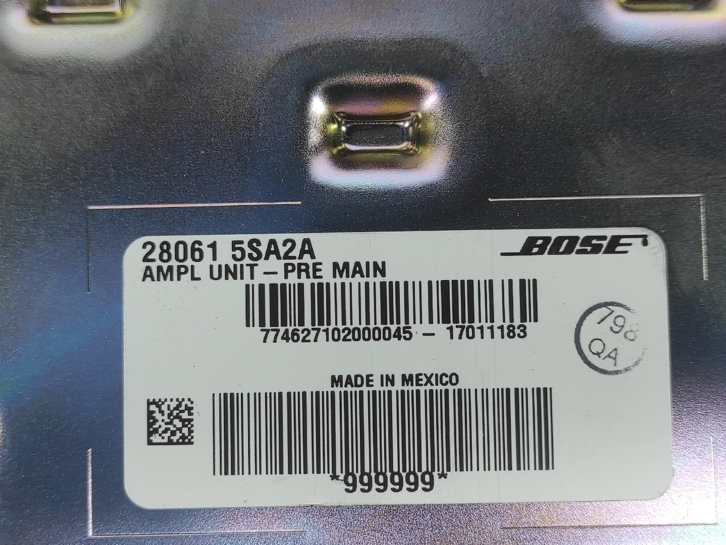 Amplificatore Altoparlanti NISSAN Leaf EV (ZE1) Imagem-5