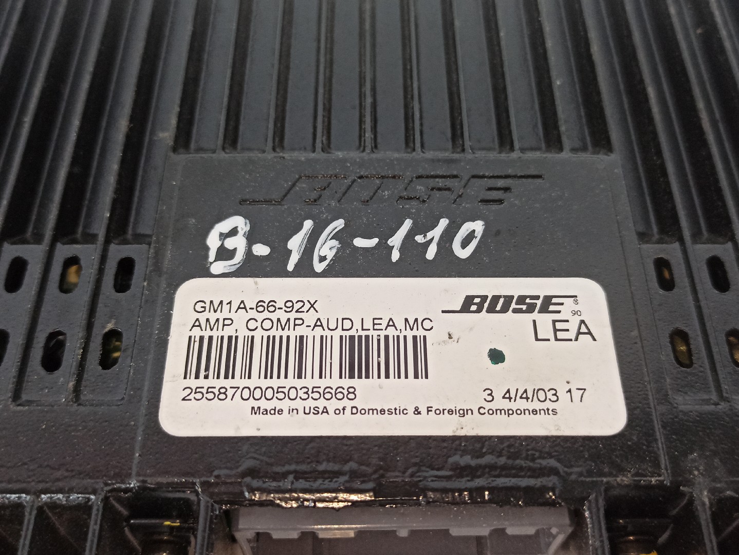 Amplificatore Altoparlanti MAZDA 6 Station Wagon (GY) Imagem-2