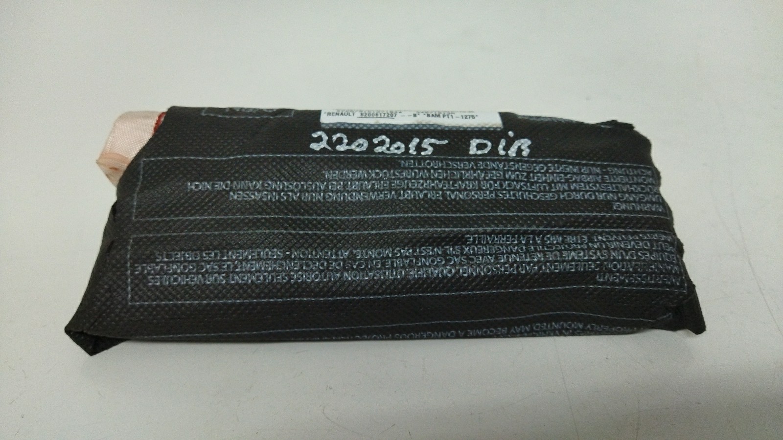 Airbag banco direito RENAULT Clio III Société (SB_, SR_)